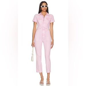 Good American Fit For Success Pink Jumpsuit in Mineral Rose Quartz Size 3 (L)
